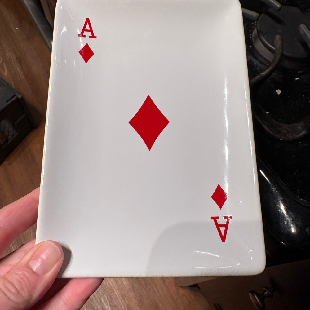 Set of Four Playing Card Design Plates - Picture 2 of 9